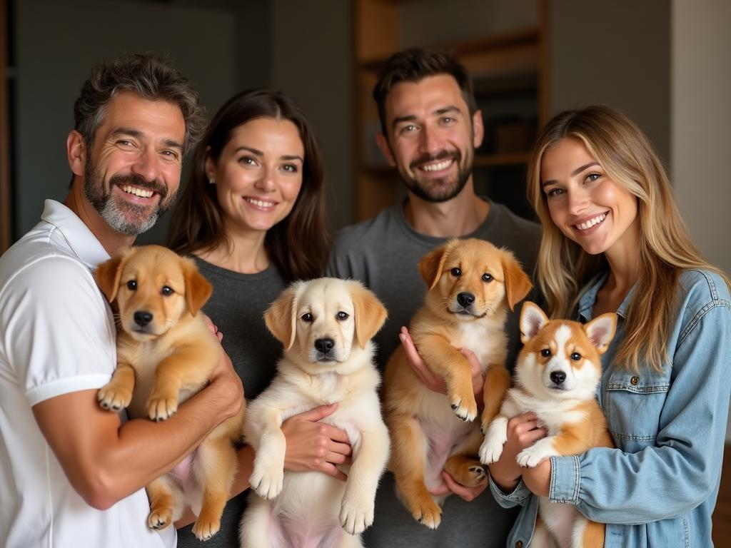 Corporate Event with Puppies